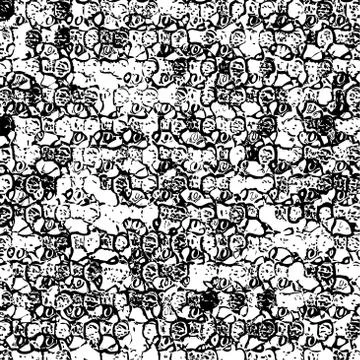 Vector black and white background texture. abstract grunge pattern Stock Illustration