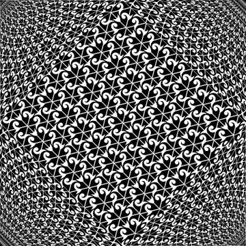 Vector black and white elements background Stock Illustration