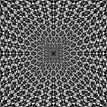 Vector black and white elements background Illustrazione stock