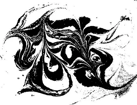 Vector black and white marbled abstract background. Liquid pattern. Grunge イラスト素材