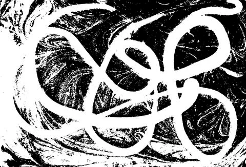 Vector black and white marbled abstract background. Liquid pattern. Grunge Stockillustratie