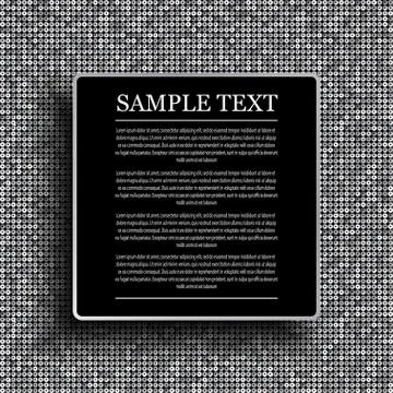 Vector black background on shiny silver sequins. Illustrazione stock