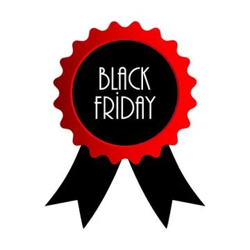 Vector black friday badge Stock Illustration