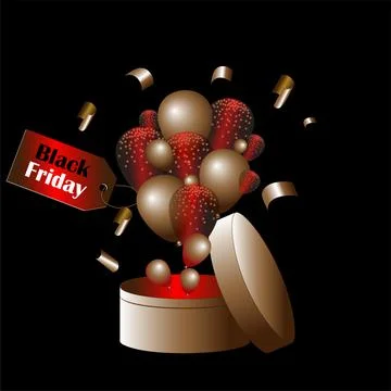 Vector. Black Friday. Great sale. Discounts. Purchase. Christmas sale. Stock Illustration