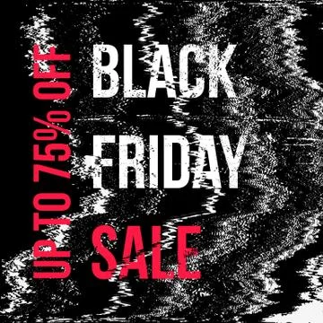 Vector black friday sale background. Illustrazione stock