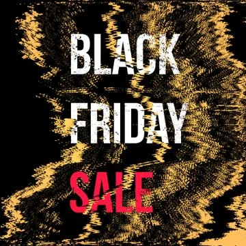 Vector black friday sale background. Stock Illustration