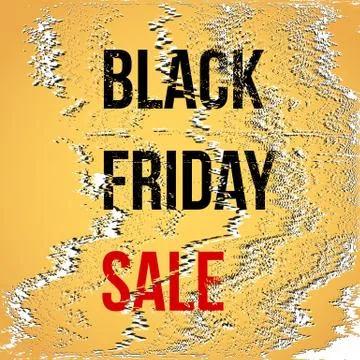 Vector black friday sale background. Stock Illustration