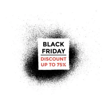 Vector black friday sale background. Stock Illustration