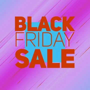 Vector Black Friday Sale background with shining ray of energy. Vector illust Stock Illustration