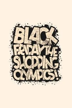 Vector black friday vintage t shirt design template Stock Illustration