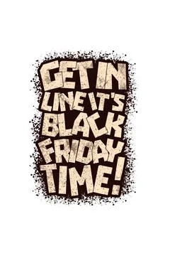 Vector black friday vintage t shirt design template Stock Illustration