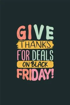 Vector black friday vintage t shirt design template Stock Illustration