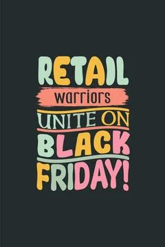 Vector black friday vintage t shirt design template Stock Illustration