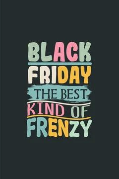 Vector black friday vintage t shirt design template Stock Illustration