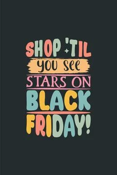 Vector black friday vintage t shirt design template Stock Illustration