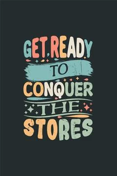 Vector black friday vintage t shirt design template Stock Illustration