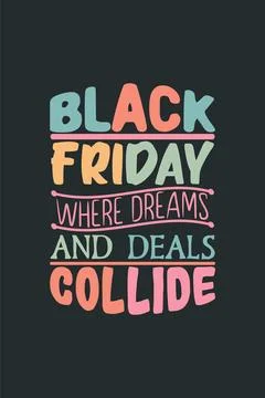 Vector black friday vintage t shirt design template Stock Illustration