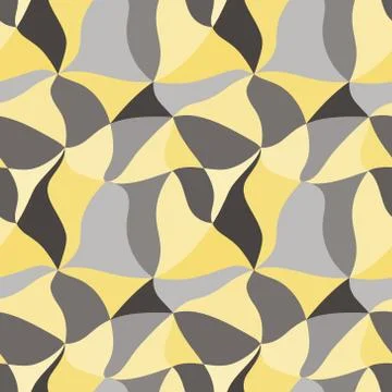 Vector black-gray-yellow abstract background from uneven triangles Stock Illustration