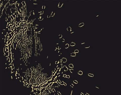 Vector black grunge background, flying apart, breaking into pieces Illustrazione stock