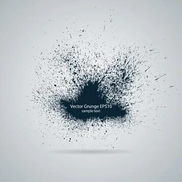 Vector black grunge banner Stock Illustration