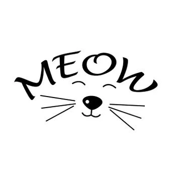 Meow Illustrations ~ Stock Meow Vectors & Clip Art