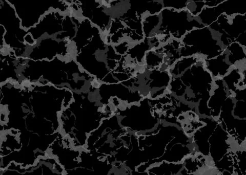 Vector black marble stone background. Stock Illustration