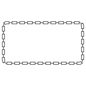 Vector Black Rectangle Frame for Certificate, Placard Go Xi Fat Cai, Imlek .. Stock Illustration