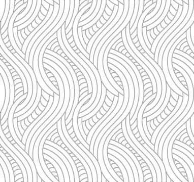 Vector black seamless linear pattern in minimalism style. Simple monochrome Illustration
