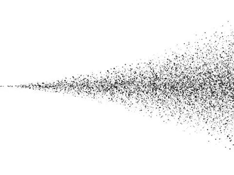 Vector black soil spray dust texture. Sprayer 스톡 일러스트