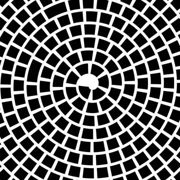 Vector Black Spiral Background. Vector Black Spiral Background. Hypnotic M... Stock Photos