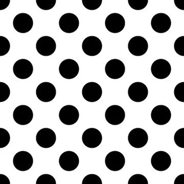 Vector black white seamless pattern Stock Illustration
