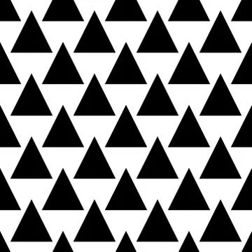 Vector black white seamless pattern Stock Illustration