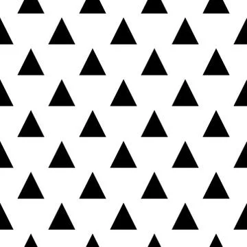Vector black white seamless pattern Stock Illustration