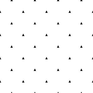 Vector black white seamless pattern Stock Illustration