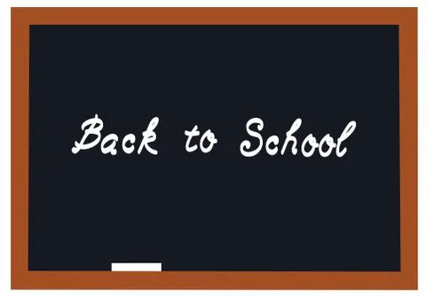 Vector Blackboard Back to School Stock Illustration