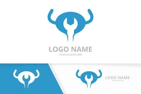Vector bladder and repair logo combination. Urinary tract logotype design Stock Illustration