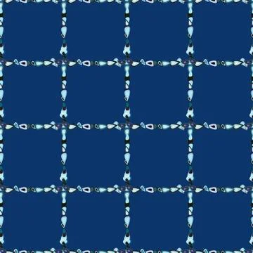 Vector. Blank blue and gray square cadre rectangle label elegant sketches painte Stock Illustration
