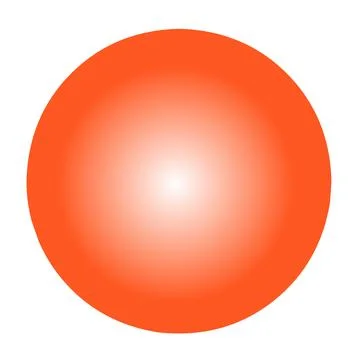 Vector blank circle red shiny badge or web button Stock Illustration