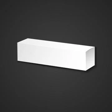 Vector blank package box mockup. Stock-Illustration