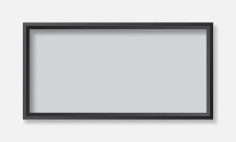 Vector blank of Photo frame. Vector illustration Stock Illustration