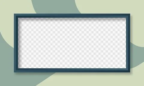 Vector blank of Photo frame. Vector illustration Stock Illustration