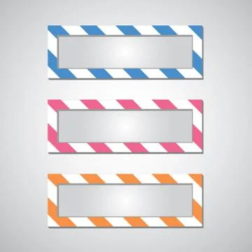 Vector blank sign Stock Illustration