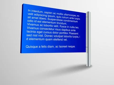 Vector blank trade show booth for designers Stock Illustration