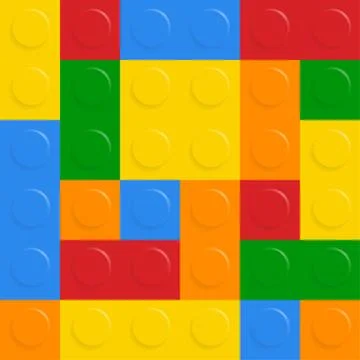 Vector block on white background Stock Illustration