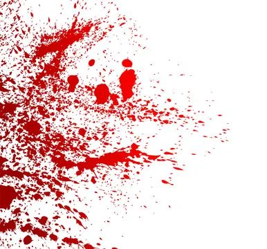 Vector blood splatters. Stock Illustration