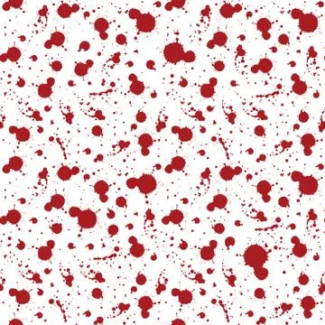 Vector blood stains. Stock Illustration