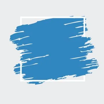 Vector blue background with border line Stock Illustration