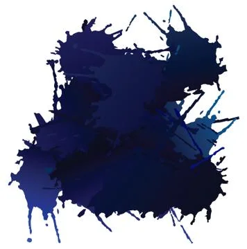 Vector blue blots Stock Illustration