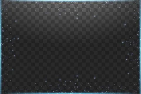 Vector blue cloud glitter wave abstract illustration. Blue star dust trail Stock Illustration