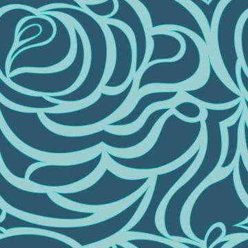 Vector blue flowing and seamless background.abstract background Illustrazione stock